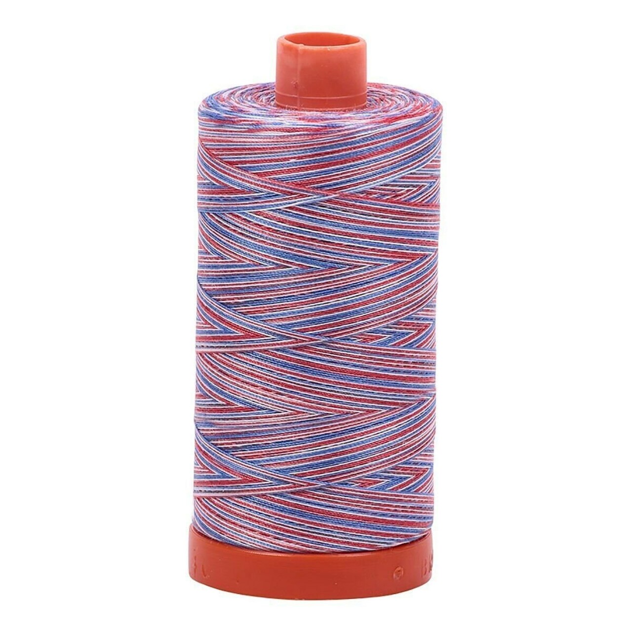 Aurifil 3852 Variegated 50W 1422 yd Red/White/Blue Patriotic Thread